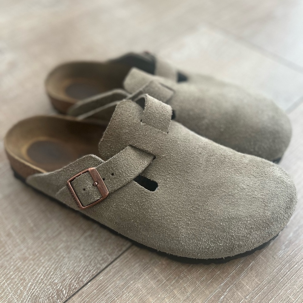 Birkenstock Boston BS Taupe Footwear